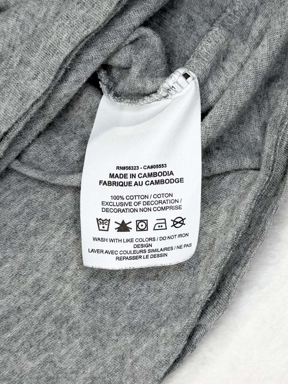 Nike Men's Sportswear Chenille Logo Graphic T-Shirt Gray XL - Picture 4 of 7